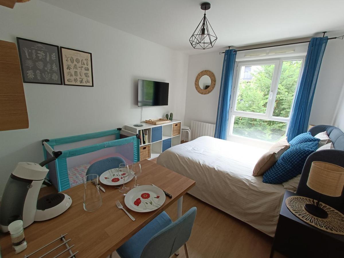 Studio Cosy Neuf + Lit Bebe A 4 Minutes Rer A Montévrain Exteriör bild
