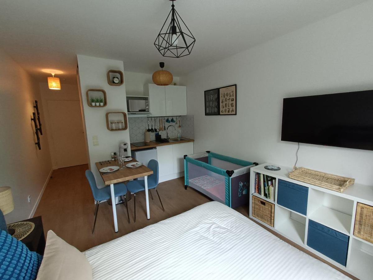 Studio Cosy Neuf + Lit Bebe A 4 Minutes Rer A Montévrain Exteriör bild
